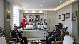 YENİCE İL GENEL MECLİS ÜYELERİ, VALİ AKTAŞ'I ZİYARET ETTİ