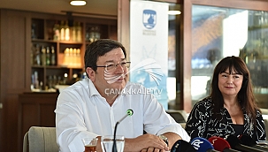 BAŞKAN ERKEK, BASIN MENSUPLARIYLA BİR ARAYA GELDİ