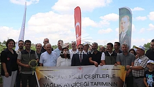 BİGA'DA AYÇİÇEĞİ DEMONSTRASYONU PROJESİ