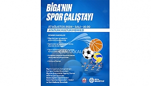 BİGA'DA SPOR ÇALIŞTAYI DÜZENLENECEK
