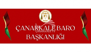 ÇANAKKALE BAROSU'NDAN SUÇ DUYURUSU!