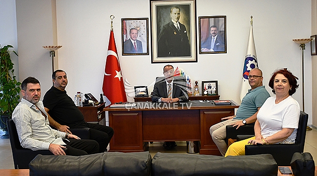 ÇANAKKALE İL KÜLTÜR VE TURİZM MÜDÜRÜ ÇTSO YÖNETİM KURULUNU ZİYARET ETTİ