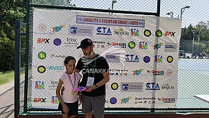 ÇANAKKALE TENİS TURNUVASINA BİGA DAMGASI