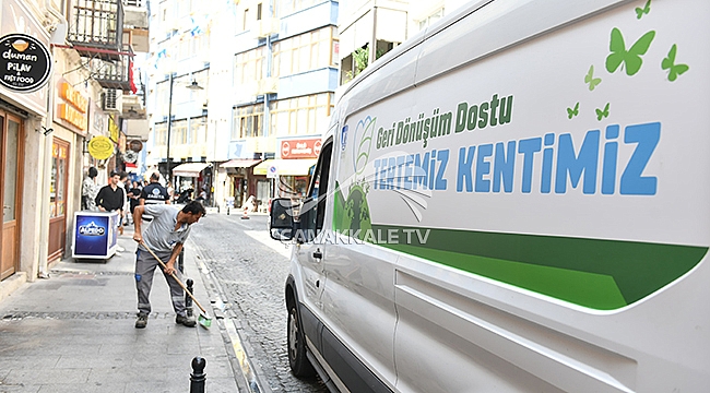 ÇARŞI BÖLGESİ'NDE HER ÇARŞAMBA DETAYLI TEMİZLİK VAR!