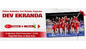 FİLENİN SULTANLARI YARI FİNALDE, HEYECANI DEV EKRANDA