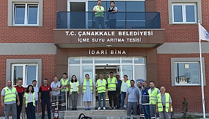 İÇME SUYU ARITMA TESİSİNDE YANGIN TATBİKATI