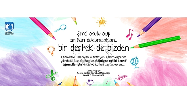 İLK KEZ OKULLU OLACAKLARA BELEDİYEDEN DESTEK!