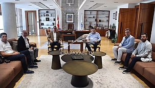 İYİ PARTİ HEYETİNDEN BAŞKAN ERKEK'E ZİYARET