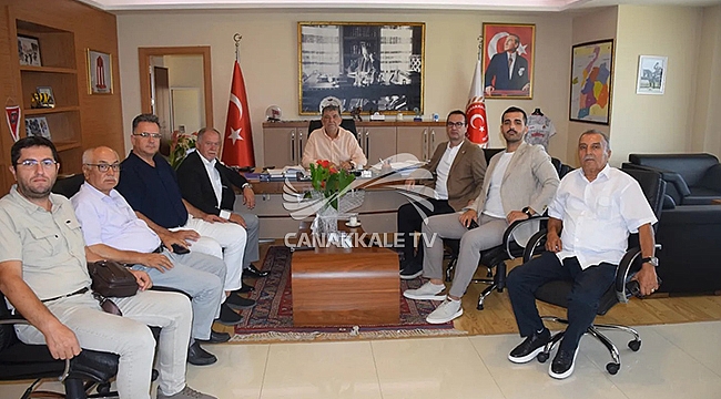 İYİ PARTİ HEYETİNDEN BAŞKAN ERTUĞRUL'A ZİYARET