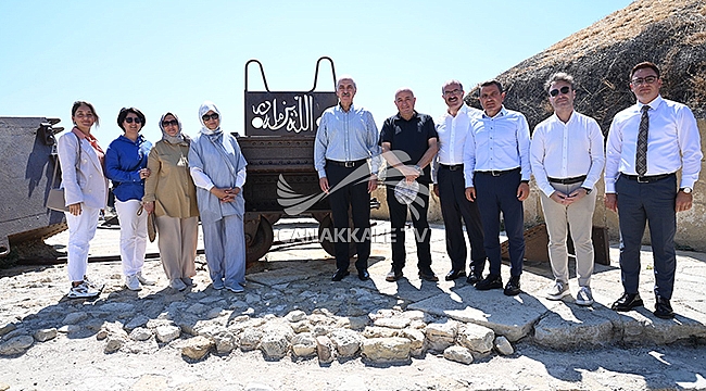 KURTULMUŞ VE GİDER TARİHİ ALANI ZİYARET ETTİ
