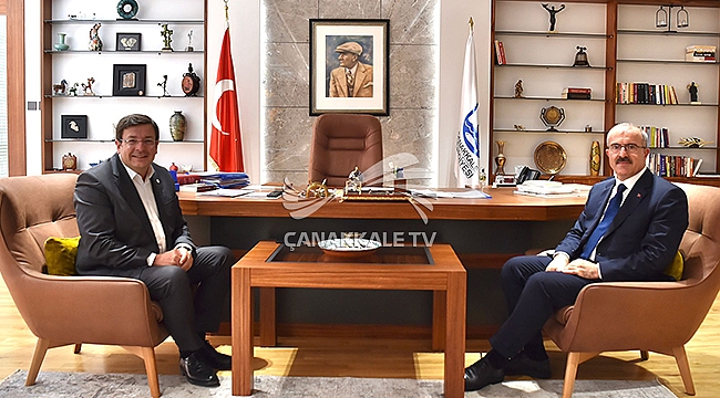 VALİ TORAMAN'DAN BAŞKAN ERKEK'E İADEİZİYARET