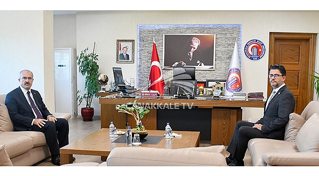 VALİ TORAMAN, REKTÖRÜ ZİYARET ETTİ