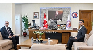 VALİ TORAMAN, REKTÖRÜ ZİYARET ETTİ