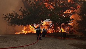 YUNANİSTAN'DA YANGIN!