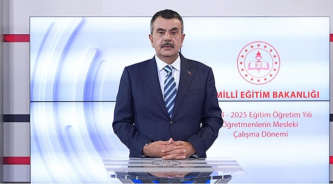 BAKAN TEKİN, MESLEKİ ÇALIŞMA DÖNEMİNDE ÖĞRETMENLERE HİTAP ETTİ
