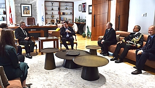 BAŞKAN ERKEK, KANADA HEYETİNİ AĞIRLADI