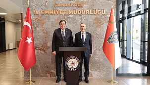 BAŞKAN ERKEK'TEN EMNİYET MÜDÜRÜ KURT'A ZİYARET