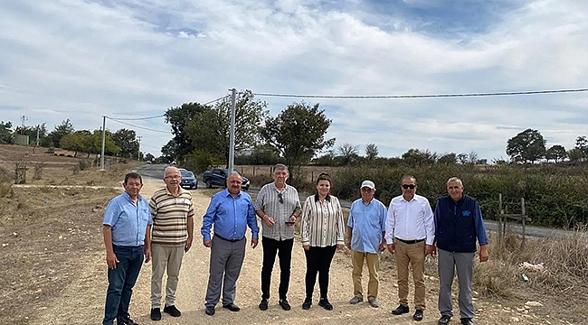BAŞKAN ERTUĞRUL KÖYLERDEKİ ÇALIŞMALARI İNCELEDİ