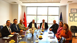 BİGA TSO HEYETİ BAŞKAN ABDULLAH DENİZ'İ ZİYARET ETTİ