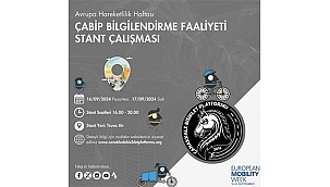 ÇABİP AVRUPA HAREKETLİLİK HAFTASI'NDA ETKİNLİKLERLE YER ALACAK