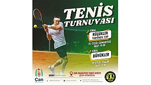 ÇAN BELEDİYESİ'NDEN TENİS TUTKUNLARINA HEYECAN DOLU TURNUVA