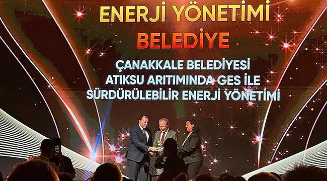 ÇANAKKALE BELEDİYESİNE SÜRDÜRÜLEBİLİRLİK ÖDÜLÜ