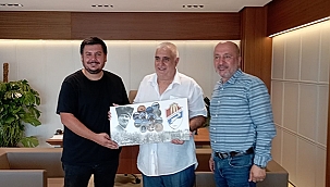 ÇANAKKALESPOR YÖNETİMİNDEN KENT FUTBOLUNA KATKI ZİYARETLERİ