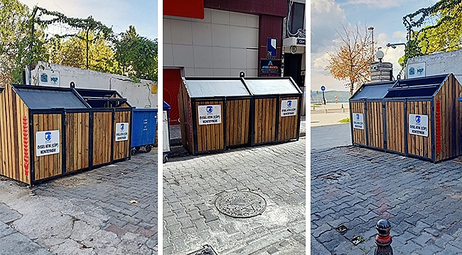 ÇÖP KONTEYNERLERİ SAKLAMA ÜNİTELERİ YERLEŞTİRİLDİ