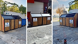 ÇÖP KONTEYNERLERİ SAKLAMA ÜNİTELERİ YERLEŞTİRİLDİ