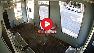 DURAĞA TEKME VE YUMRUK ATARAK ZARAR VERDİLER 