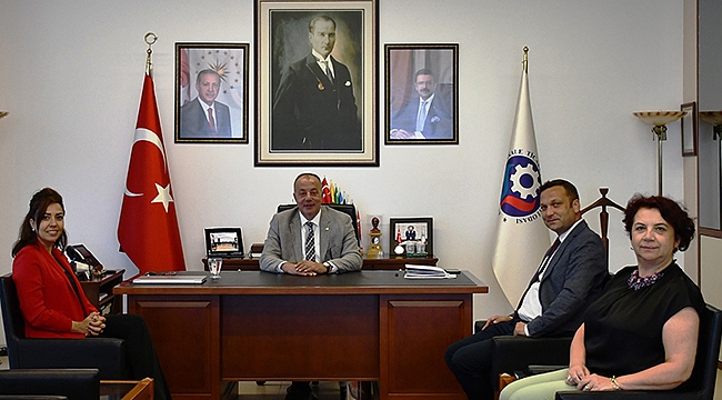 HALKBANK 18 MART ŞUBE MÜDÜRÜ'NDEN ÇTSO'YA ZİYARET