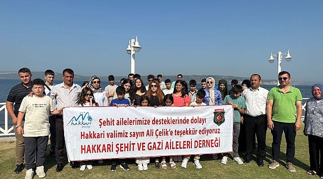 ŞEHİT AİLELERİ DERNEĞİ HAKKARİ'DEN MİSAFİRLERİNİ AĞIRLADI 