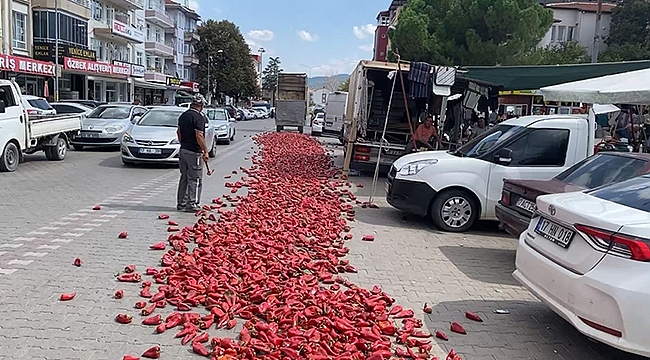 TARLASINDAN TOPLADI YOLA DÖKTÜ!