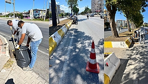 YAĞMURSUYU IZGARALARI TEMİZLENDİ