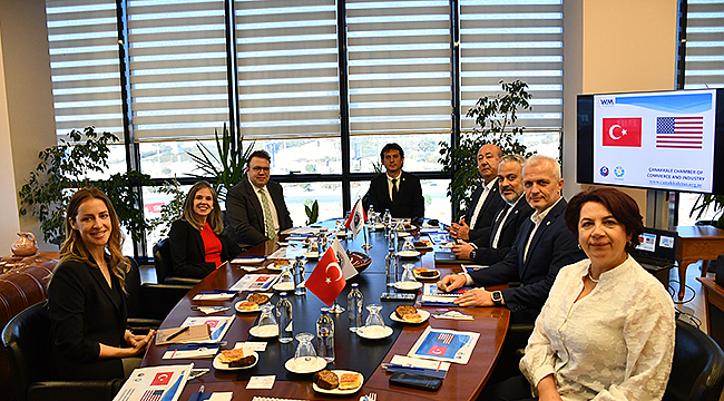 ABD İSTANBUL BAŞKONSOLOSU JULİE A. EADEH ÇTSO YÖNETİM KURULU'NU ZİYARET ETTİ