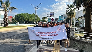 BİGA ORTAOKULU'NDA YÜRÜYÜŞ ETKİNLİĞİ