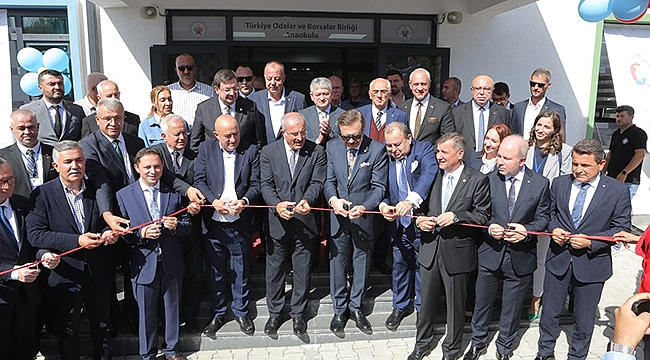 BÖLGENİN EN BÜYÜK ANAOKULUNA GÖRKEMLİ AÇILIŞ