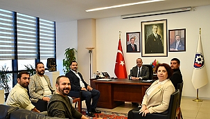 ÇANAKKALE KENT KONSEYİNDEN BAŞKAN SEMİZOĞLU'NA ZİYARET