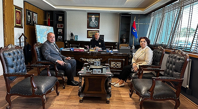 ÇTSO'DAN JANDARMA KIDEMLİ ALBAY ERSİN ASLAN'A ZİYARET 