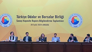 ÇTSO, TOBB SANAYİ KAPASİTE RAPORU BİLGİLENDİRME TOPLANTISINA KATILDI