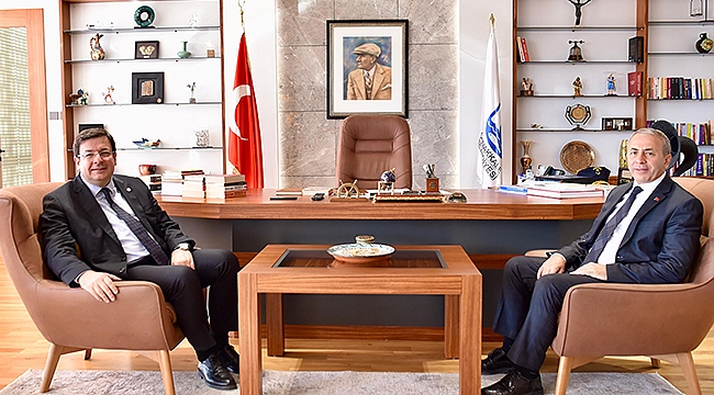 EMNİYET MÜDÜRÜ KURT'TAN BAŞKAN ERKEK'E ZİYARET