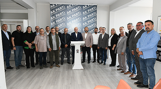 GİDER'DEN AK PARTİ MERKEZ İLÇE BAŞKANI BARIŞ'A "HAYIRLI OLSUN" ZİYARETİ