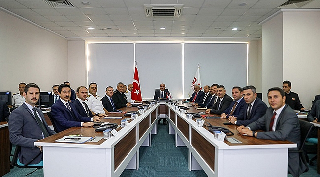 İL GÜVENLİK VE ASAYİŞ KOORDİNASYON TOPLANTISI GERÇEKLEŞTİRİLDİ