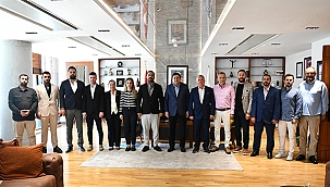 KENT KONSEYİ YÖNETİMİNDEN BAŞKAN ERKEK'E ZİYARET