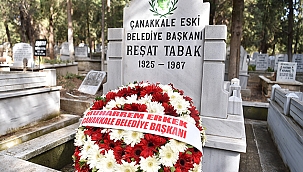 MERHUM BAŞKAN REŞAT TABAK İÇİN ANMA TÖRENİ DÜZENLENDİ