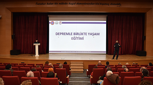 AFETE HAZIRLIK GÜNÜ SEMİNERİ GERÇEKLEŞTİ