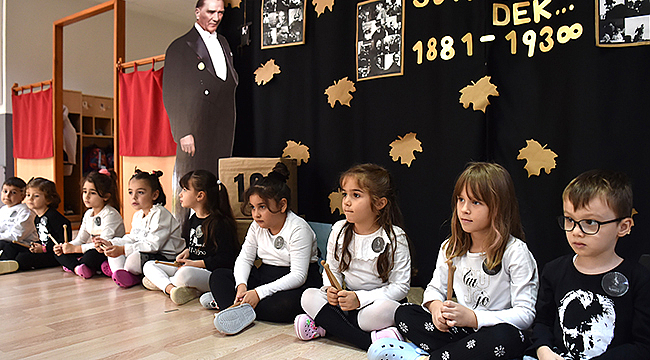 ATA'M KREŞ'İN MİNİKLERİ ATATÜRK'Ü ANDI