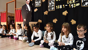 ATA'M KREŞ'İN MİNİKLERİ ATATÜRK'Ü ANDI