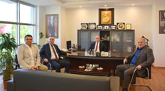 BAŞKAN ARSLAN'DAN, BAŞKAN DENİZ'E ZİYARET