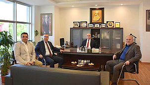 BAŞKAN ARSLAN'DAN, BAŞKAN DENİZ'E ZİYARET